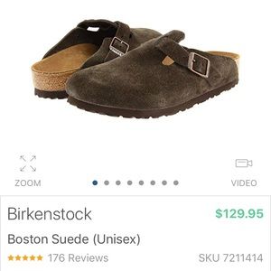 Sold: Classic Birkenstock Boston clogs
